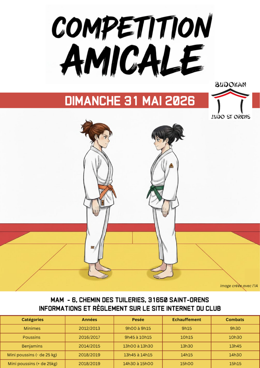 Compétition amicale du club le 31/05