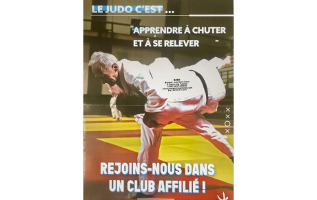 Reprise des cours Judo adultes le 3 septembre à 20H 