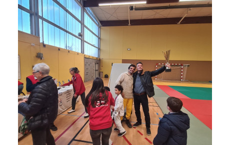 Tournoi de Ramonville du 4 décembre 2022 : le BJSO à la 2ème place des clubs.