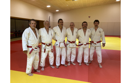 Kagami Biraki au BJSO avec la célébration du 8ème dan et 6ème dan de Jacques et Régis SEGUIN 