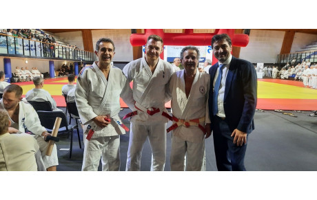 Kagami Biraki à l'Institut National du Judo à Paris le 14 Janvier 2023